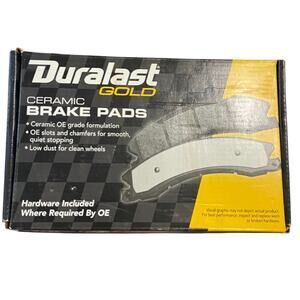 Duralast Gold Ceramic Brake Pads DG882 OME Grade Low Dust Hardware Included